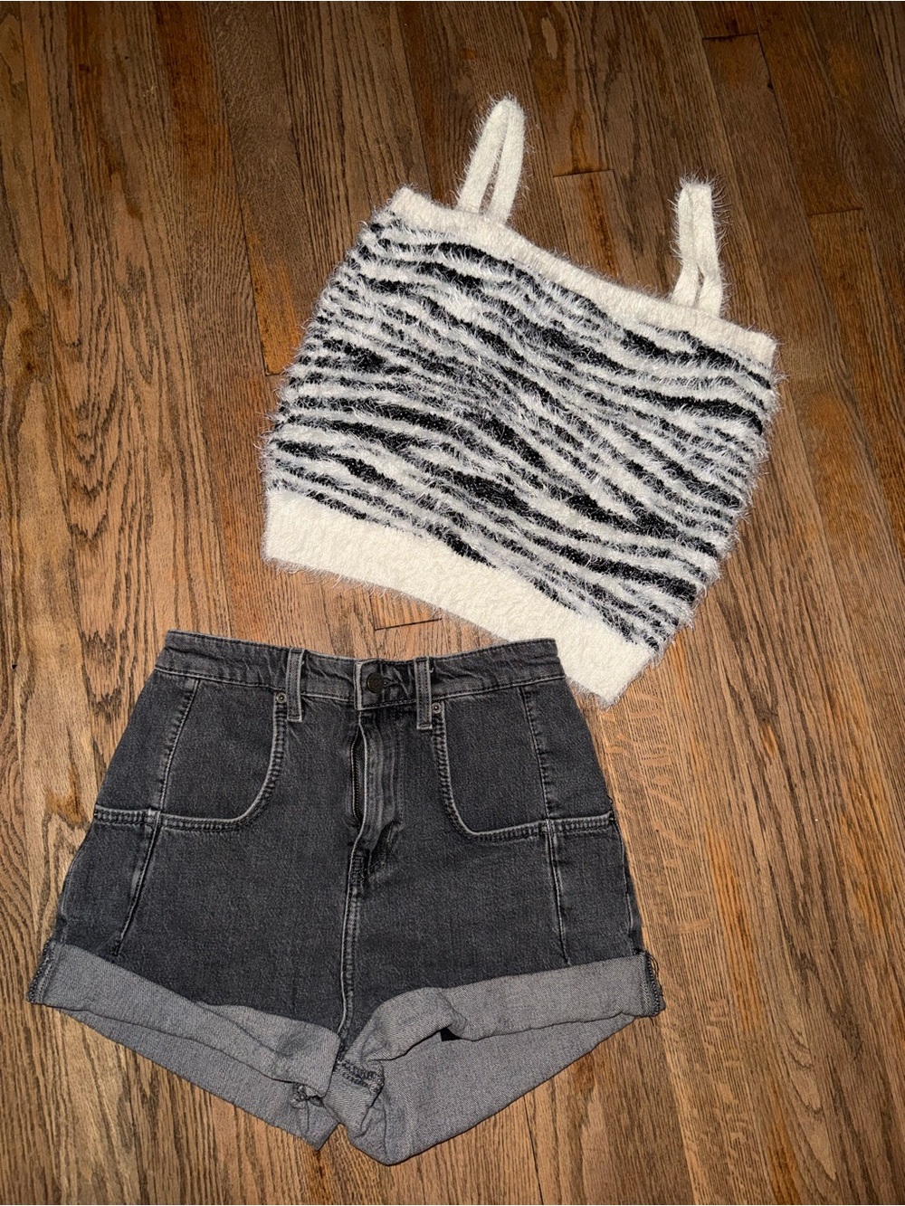 Willow & Wind Fuzzy Sweater Tank